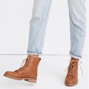 Madewell The Clair Lace Up Boot